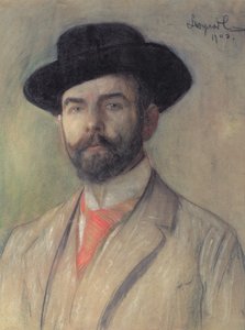 イェジー・ワルシャロウスキーの肖像（1873-1939）、1902（ボード上のパステル）